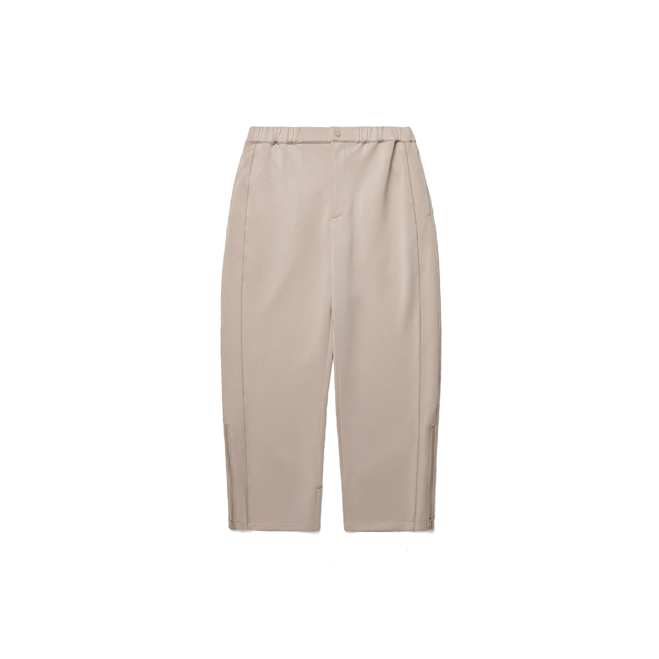 MELSIGN x mouggan - Zipper Track Pants - Grey Apricot