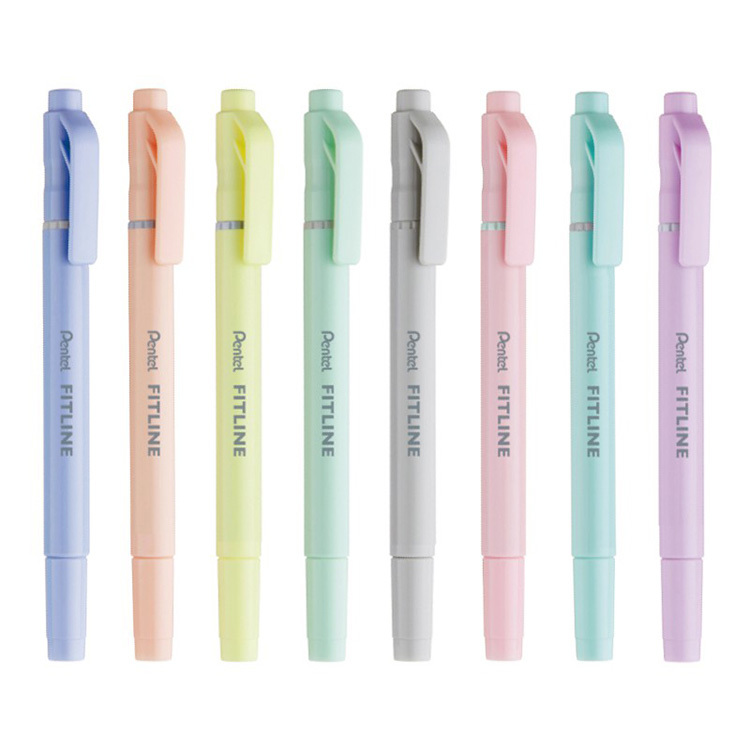 【Pentel】FITLINE 雙頭螢光筆SLW11P