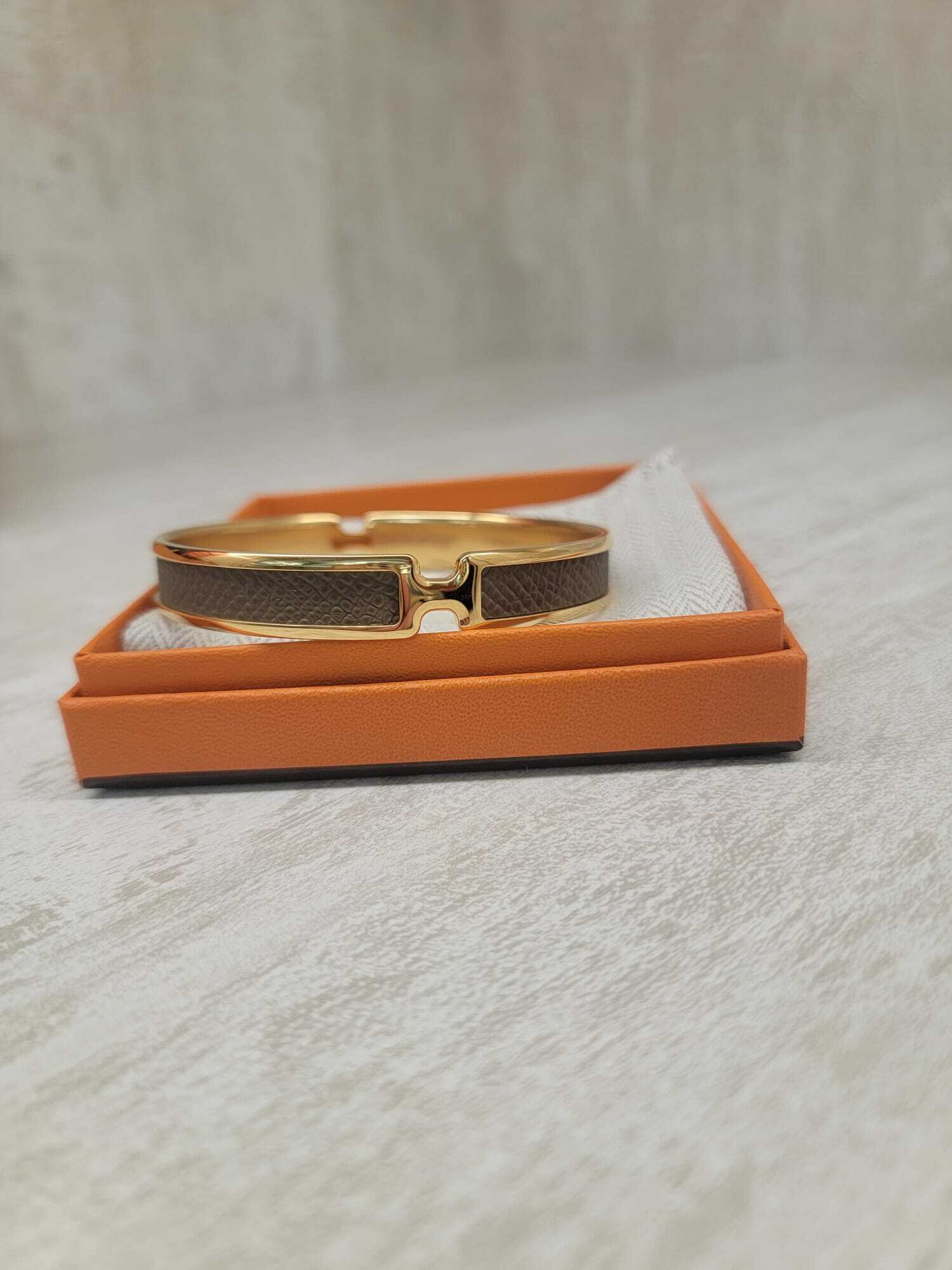 Hermes olympe bracelet ETOUPE 大象灰 手鐲