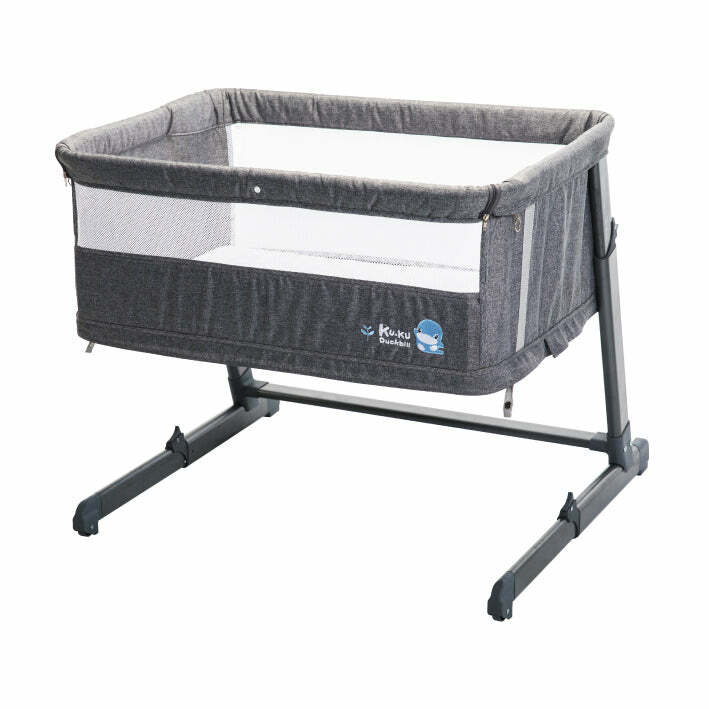 KUKU 北歐成長型床邊床-灰色