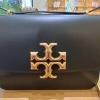 [S] TORY BURCH ELEANOR CONVERTIBLE SHOULDER BAG, DARK IVY, 83009-344-FINAL SALE (STB176)