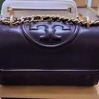 [S] TORY BURCH FLEMING SMALL CONVERTIBLE SHOULDER BAG, TEMPRANILLO, 75576-616 (STB177)