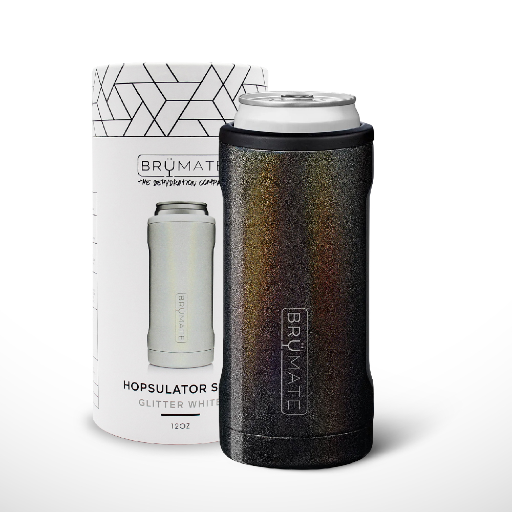 BrüMate  Slim 12oz 飲料鋁罐 保溫保冰杯 | 黑 炭