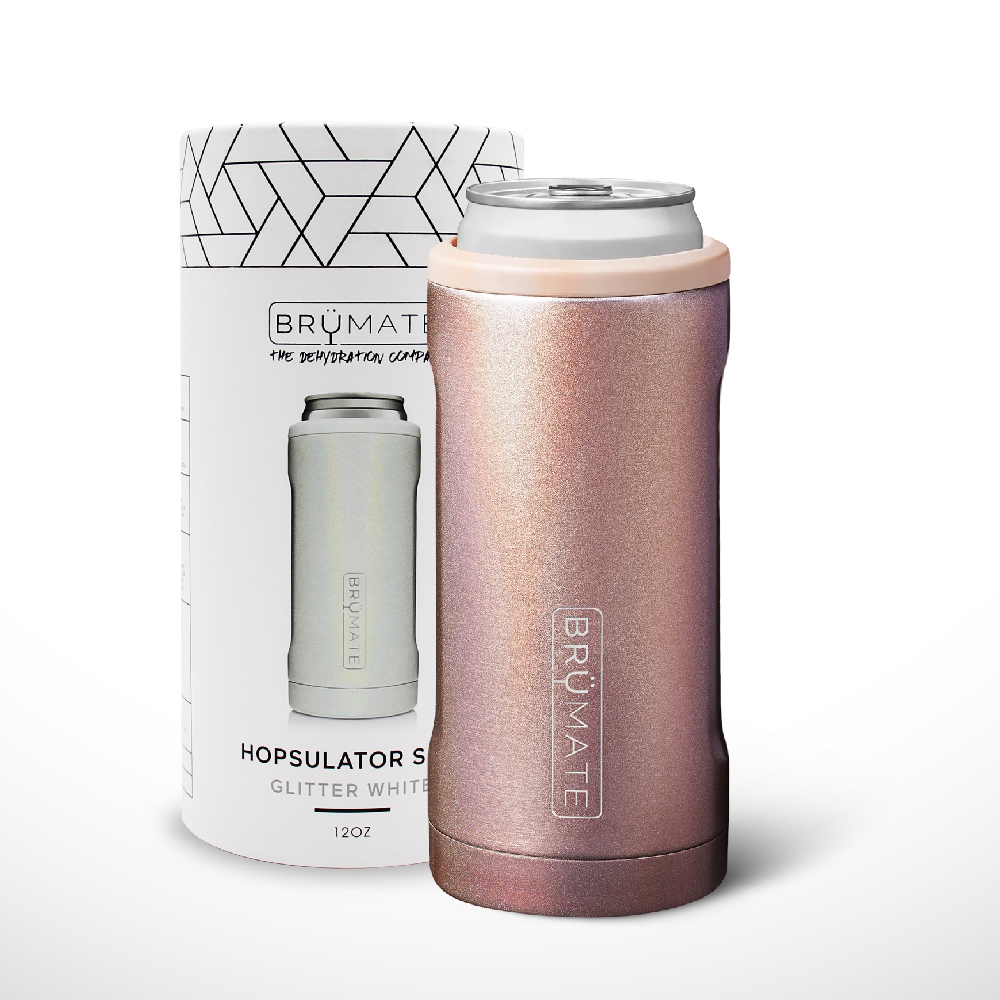 BrüMate  Slim 12oz 飲料鋁罐 保溫保冰杯 | 閃耀玫瑰