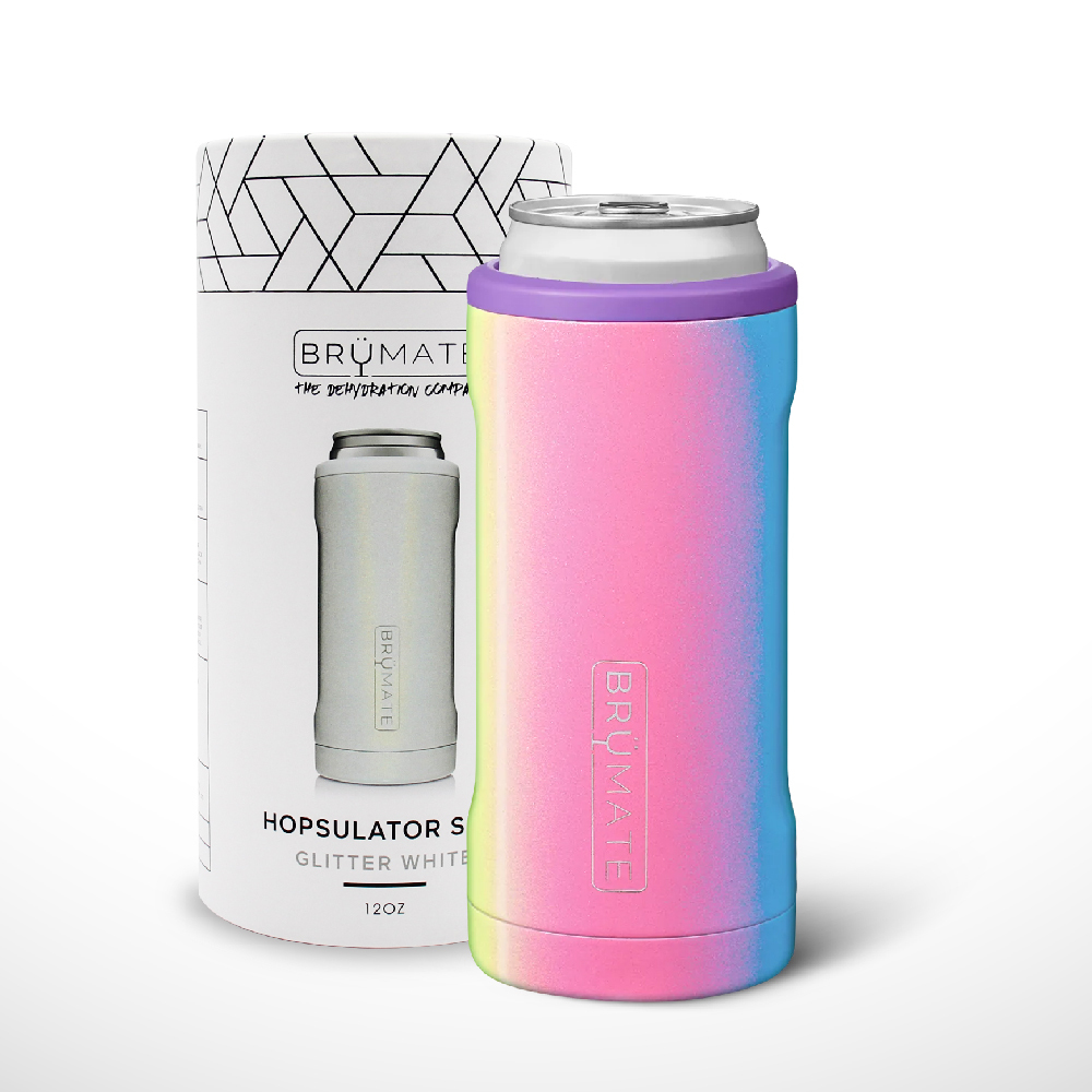BrüMate  Slim 12oz 飲料鋁罐 保溫保冰杯 | 閃耀彩虹