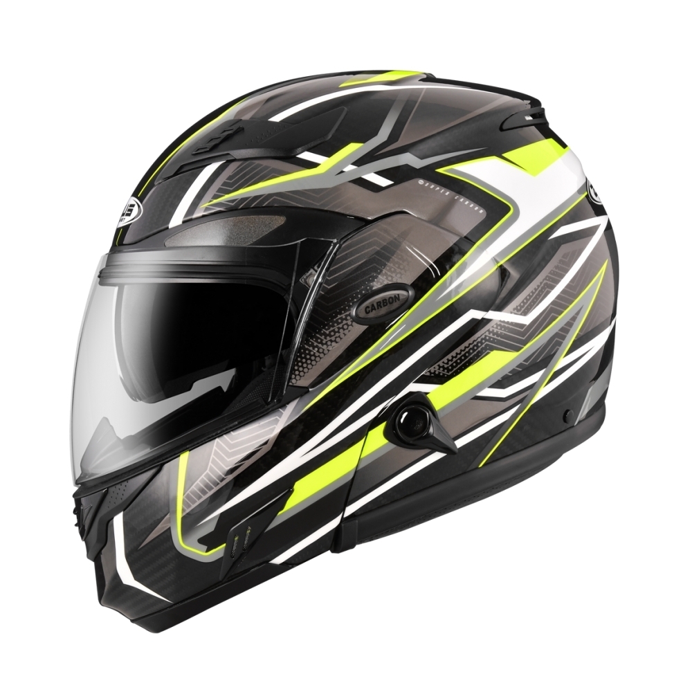 ZEUS ZS-3500 YY12 透明碳纖灰 上掀式 多功能帽 可樂帽 ZS3500