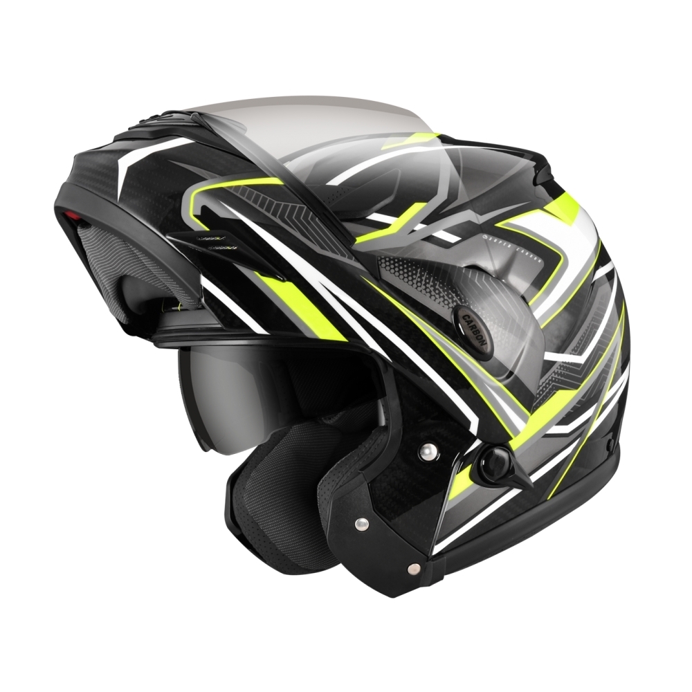 ZEUS ZS-3500 YY12 透明碳纖灰 上掀式 多功能帽 可樂帽 ZS3500