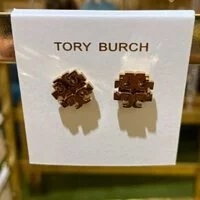 [S] TORY BURCH LARGE T LOGO STUF EARRING TORY GOLD, 73221-720 (STB188)