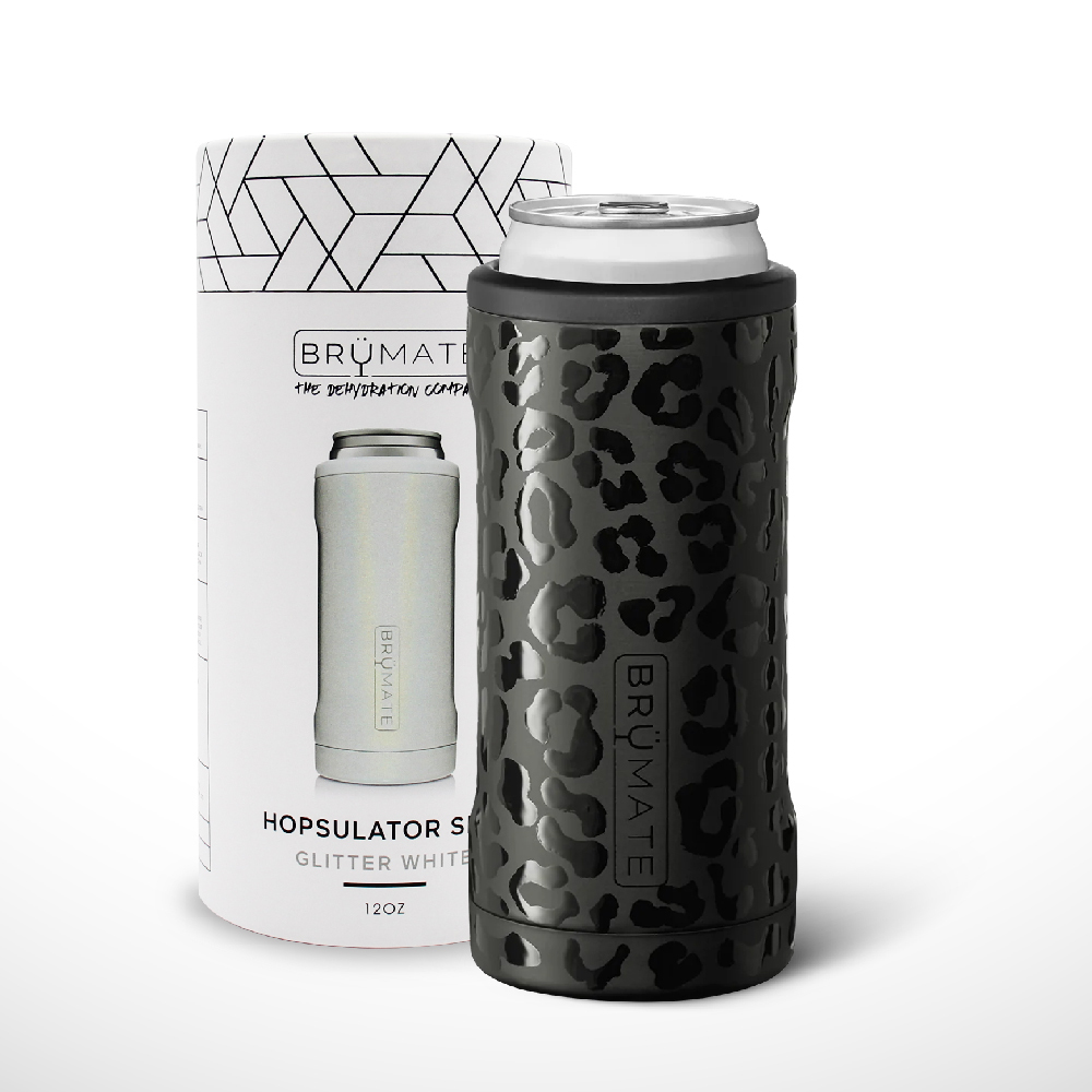BrüMate  Slim 12oz 飲料鋁罐 保溫保冰杯 | 黑石豹