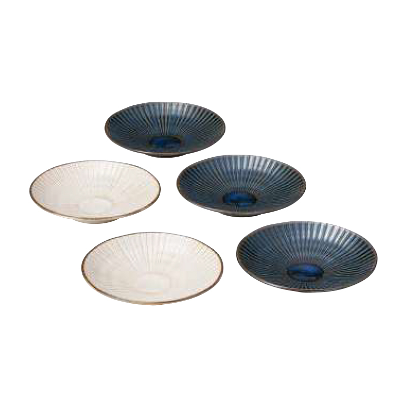 Fusha Mino-yaki Ceramic Plate Gift Set