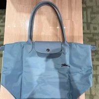 [S] LONGCHAMP LE PLIAGE L2605619329 CLUB SMALL LONG HANDLE BAG,DUST BLUE, 3597921925361 (SLC93)