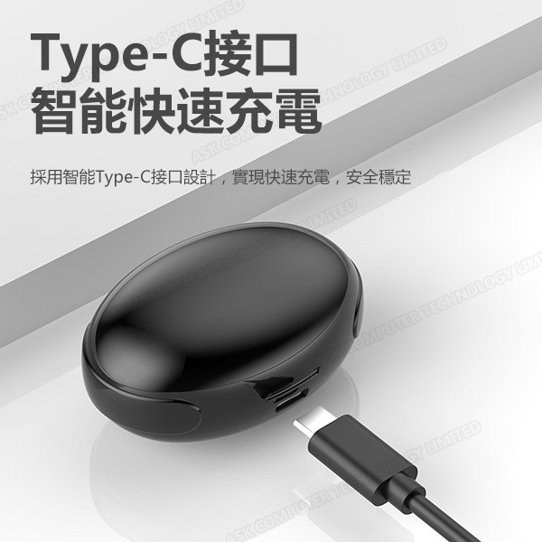 B&C Korea Mini wireless headset with LED battery digital display sports wireless Bluetooth 5.0 headset B0062