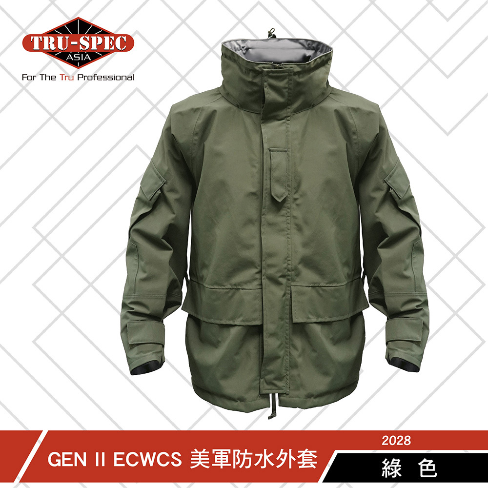 TRU-SPEC ECWCS GEN.II 迷彩　Mサイズ TRU SPEC】GEN 2 ECWCS 軍規全防水外套美軍極地防寒系統叢林數位迷彩