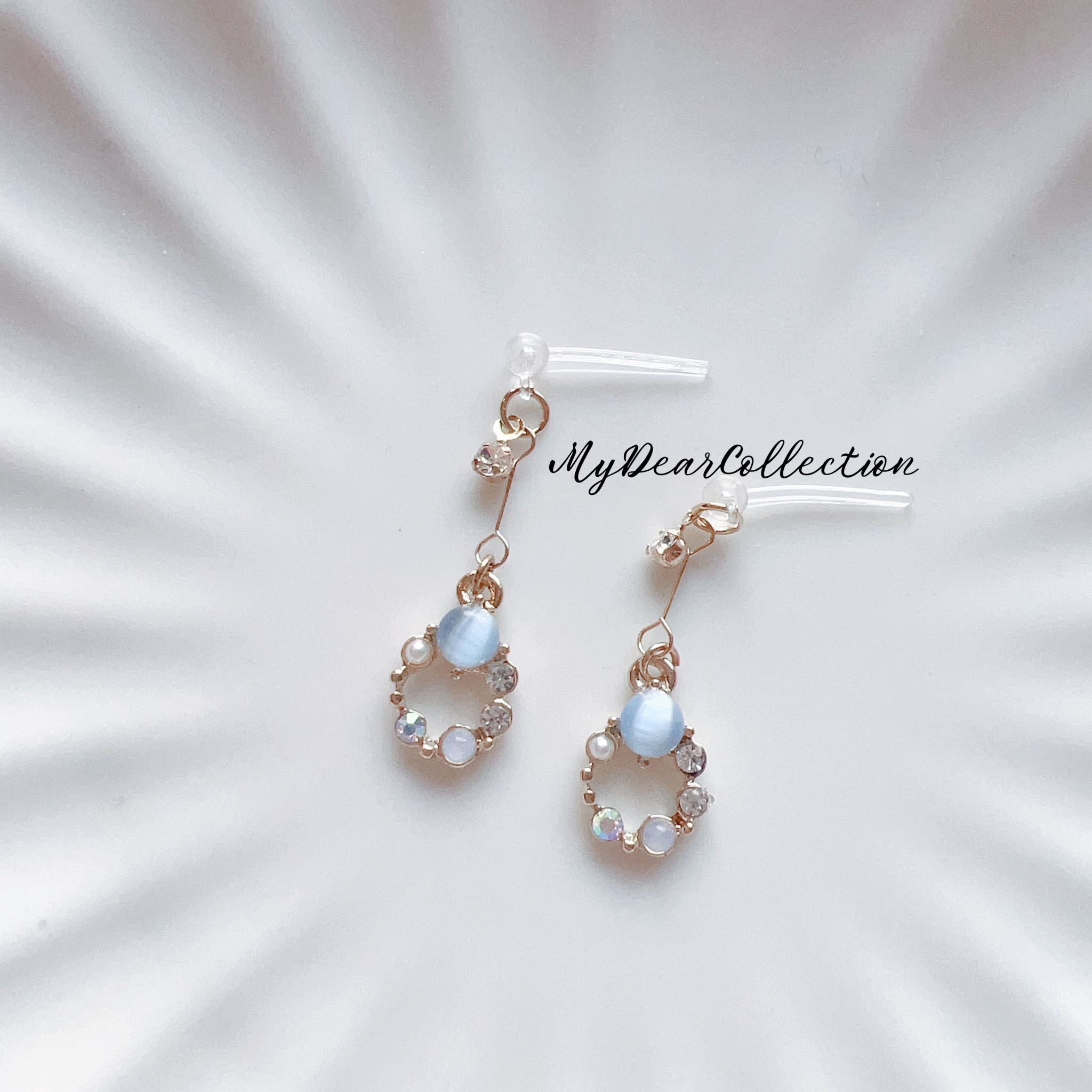 現 貨 | 日本水晶珠耳環 1405