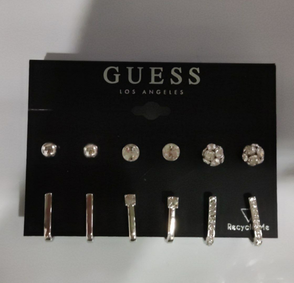 [S] GUESS EARRINGS SET, 748838780267 (SGU209)