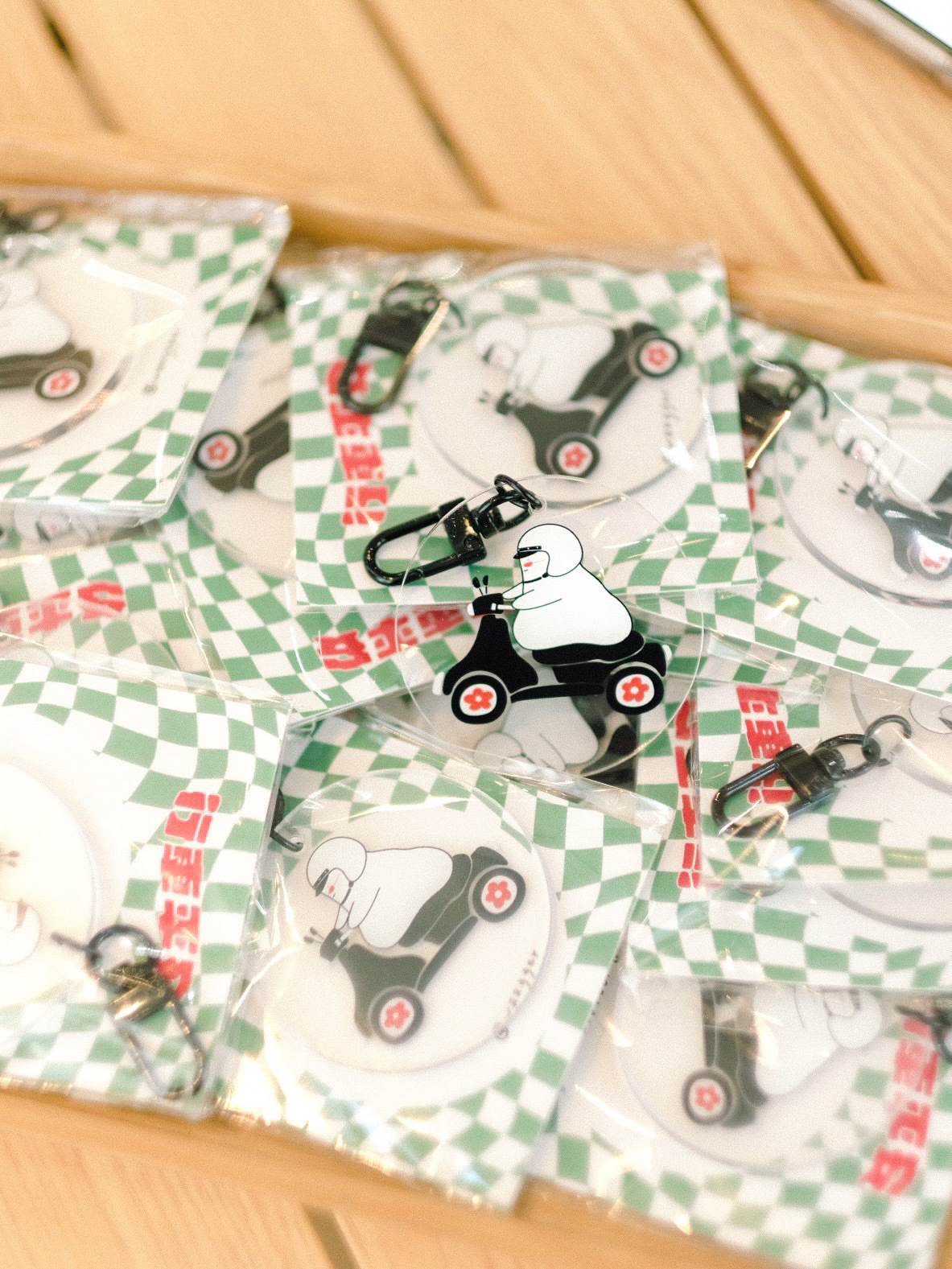 行車平安鑰匙圈