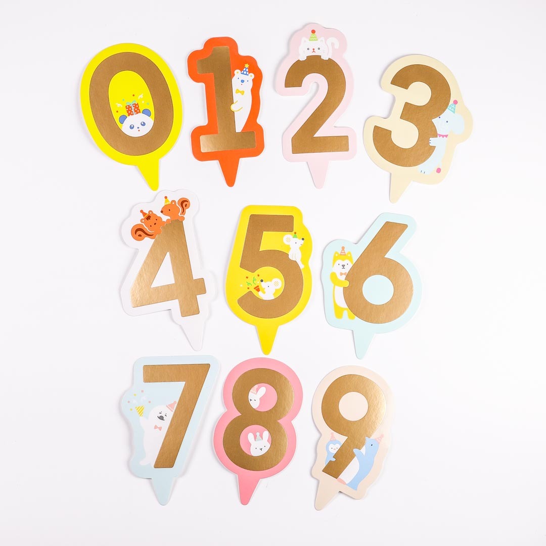 生日蛋糕數字立牌(請在備註欄填寫數字)