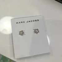 [S] MARC JACOBS M0012401-040 Casual Style Flower Studded Earrings, 191267083131 (SMJ49)