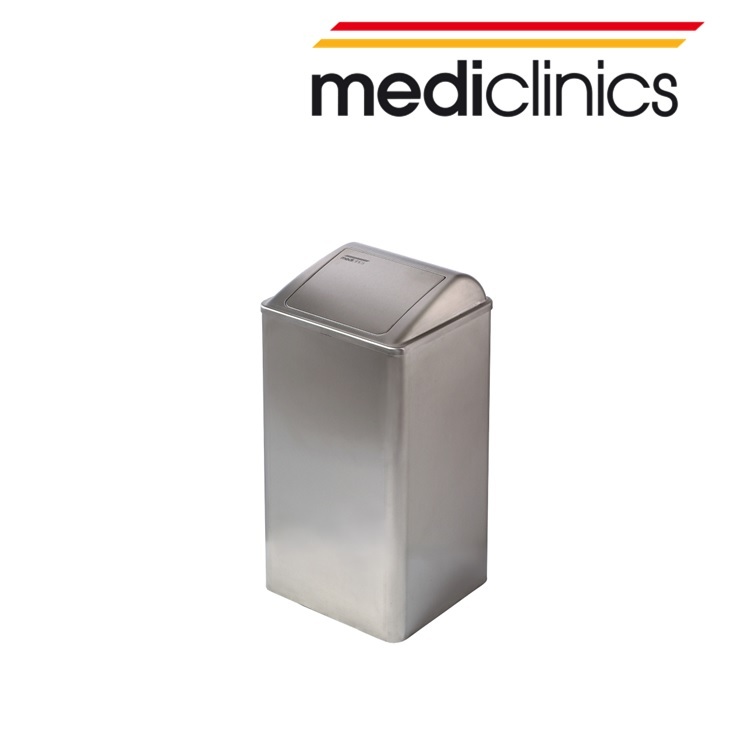 Mediclinics PP0065CS 65L Waste receptacle with self-closing lid