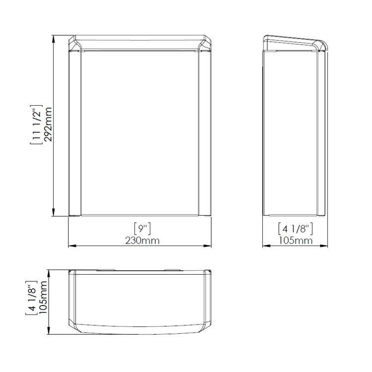 Mediclinics PP0006CS Napkin Container