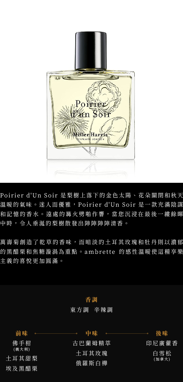 Poirier d'un Soir | Miller Harris | Eau de Parfum
