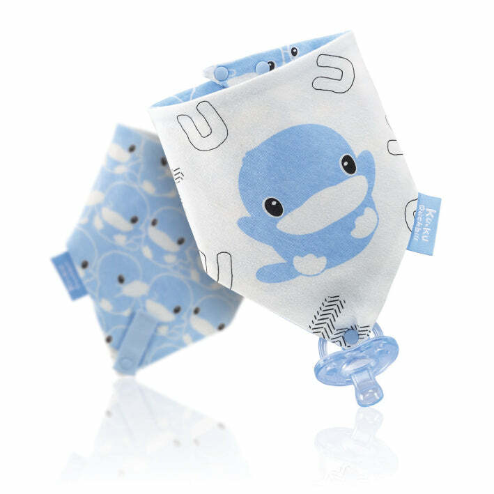 KUKU 三角扣帶領巾 - 俏皮酷鴨