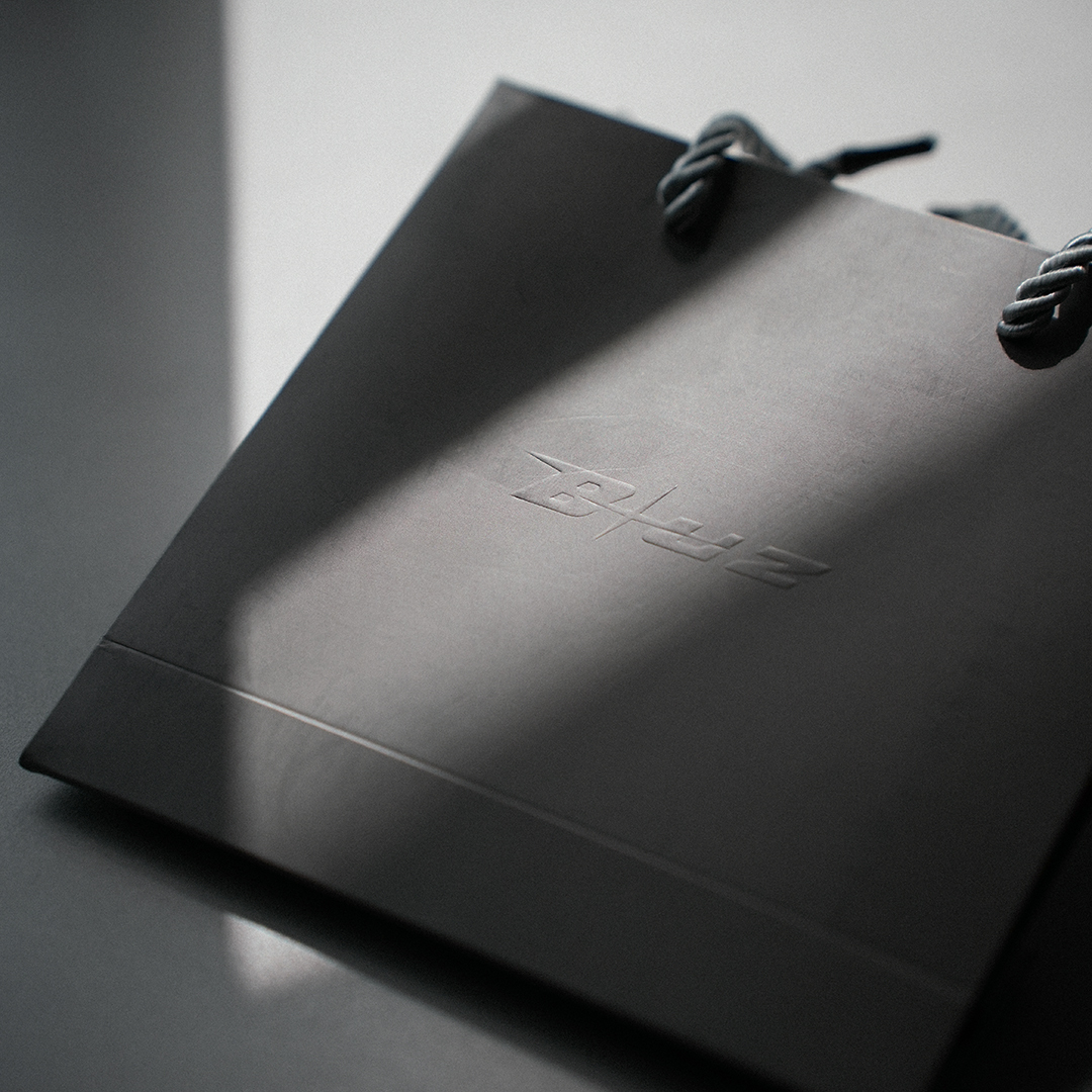 【BLUZ MADE】純灰鋼印手提袋