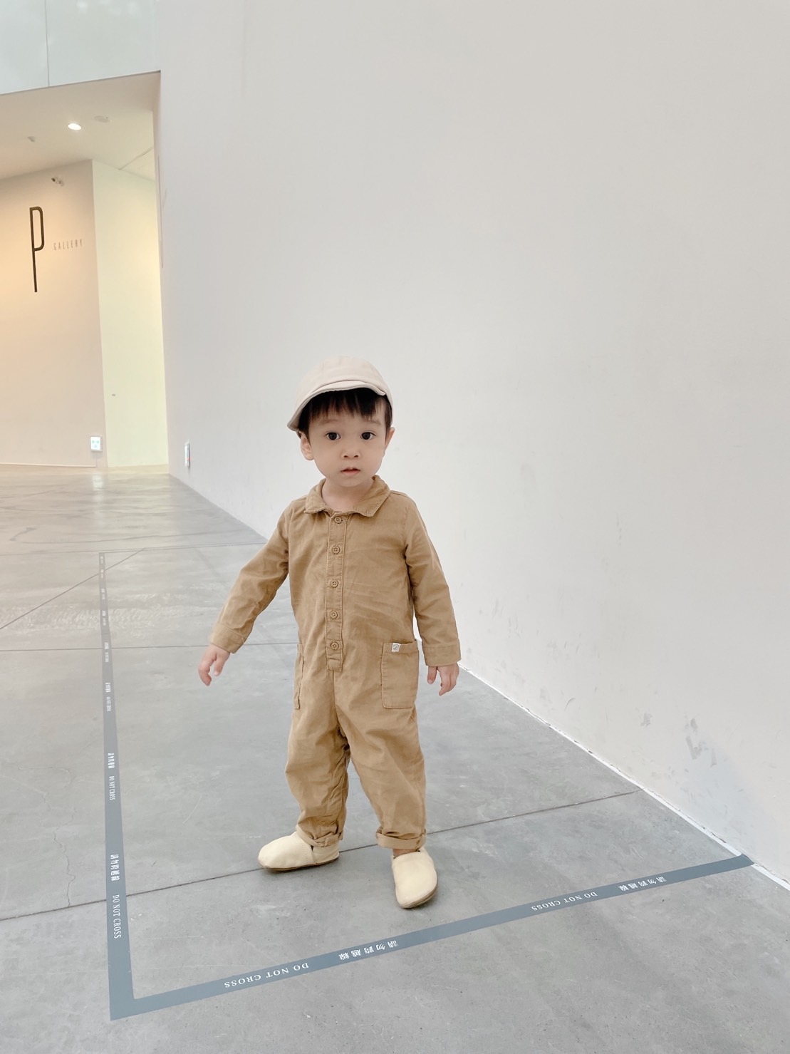 美國Starry Knight Design 真皮學步鞋 - Cream