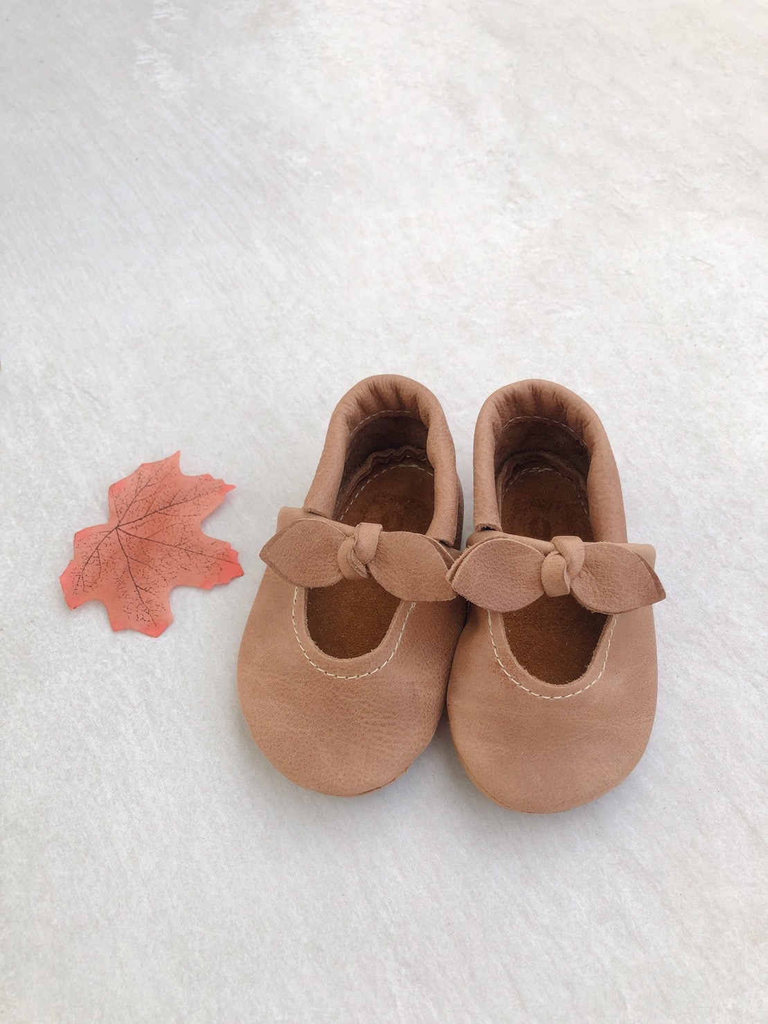 美國Starry Knight Design 真皮學步鞋 - Bella Janes (W. Wood)