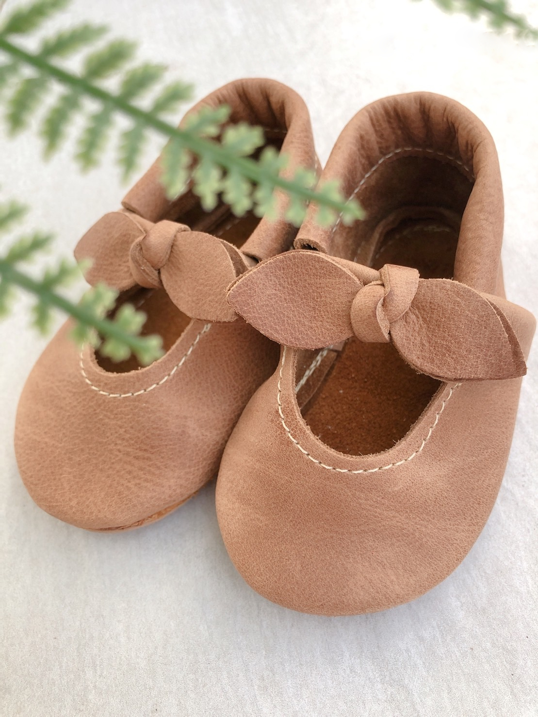 美國Starry Knight Design 真皮學步鞋 - Bella Janes (W. Wood)