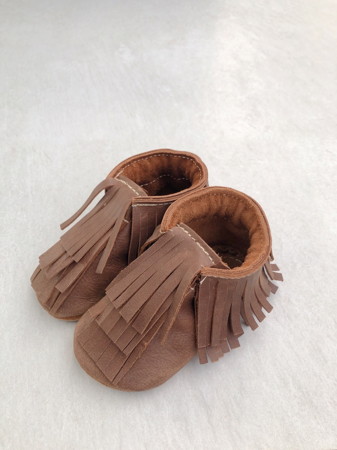 美國Starry Knight Design 真皮流蘇小短靴 - Ultra Fringe Boots (Lodge)