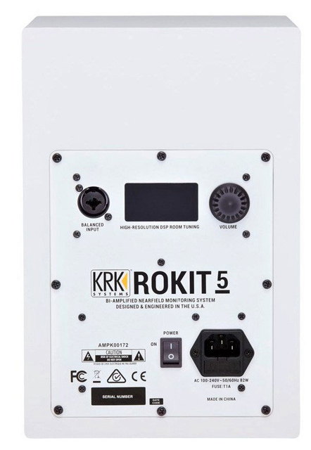 KRK,Rokit,RP5 G4,5吋主動監聽喇叭,白