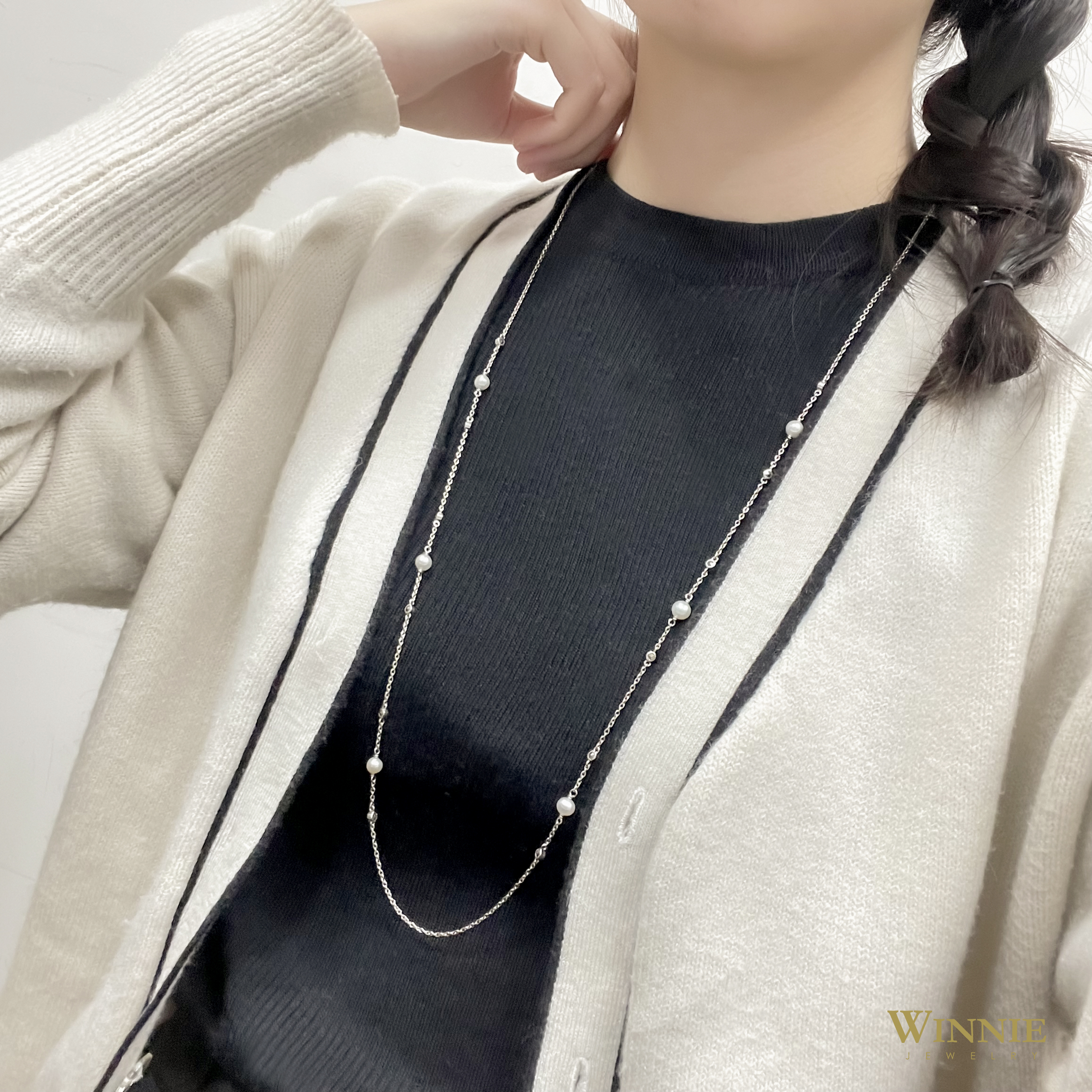 復古典雅珍珠項鍊