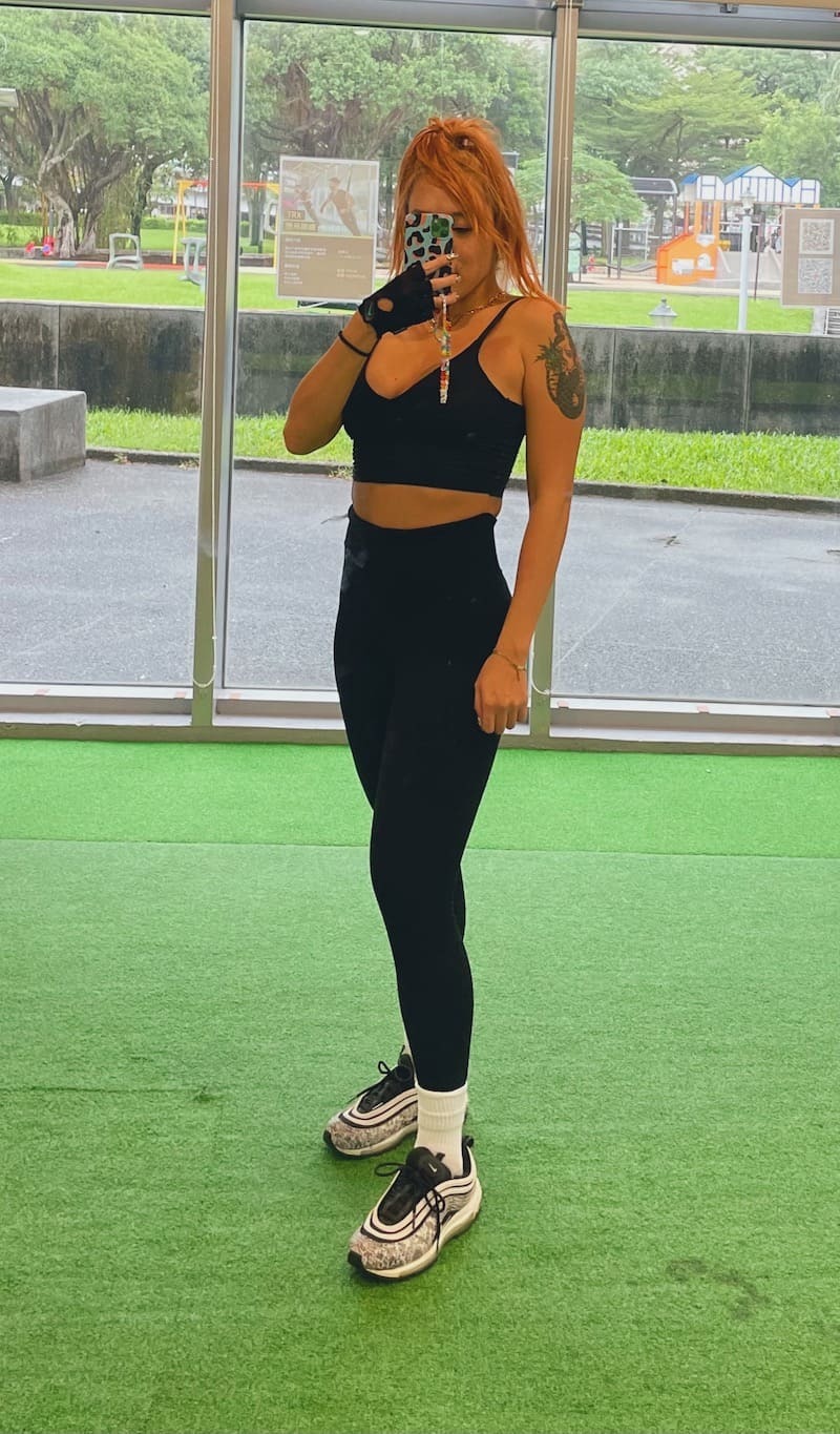 高腰蜜臀運動褲