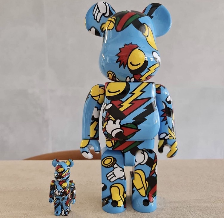 BE@RBRICK 400% GRAFFLEX 韓國藝術家bearbrick