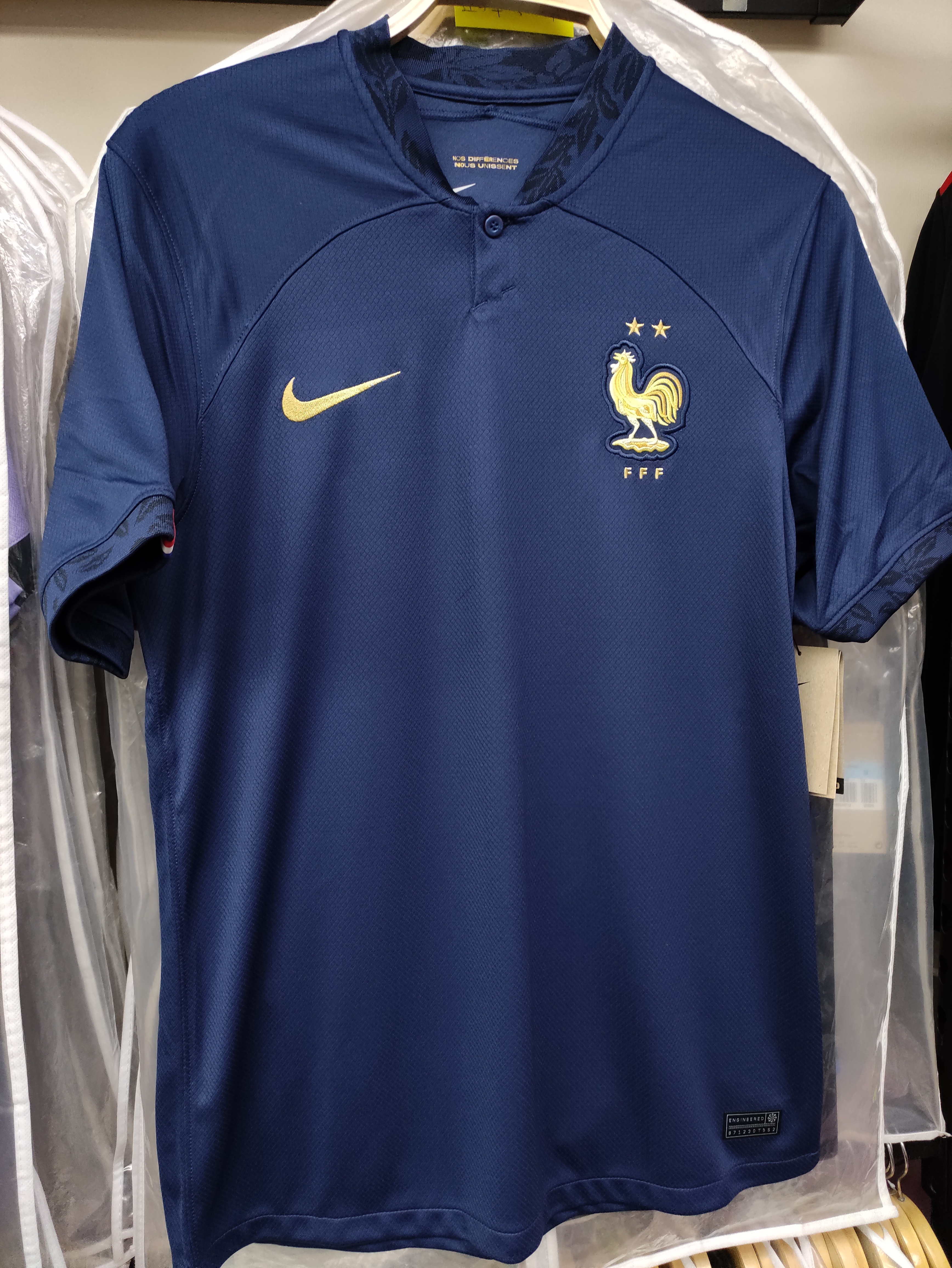 2022世界杯法國國家隊主場麥巴比球迷版球衣