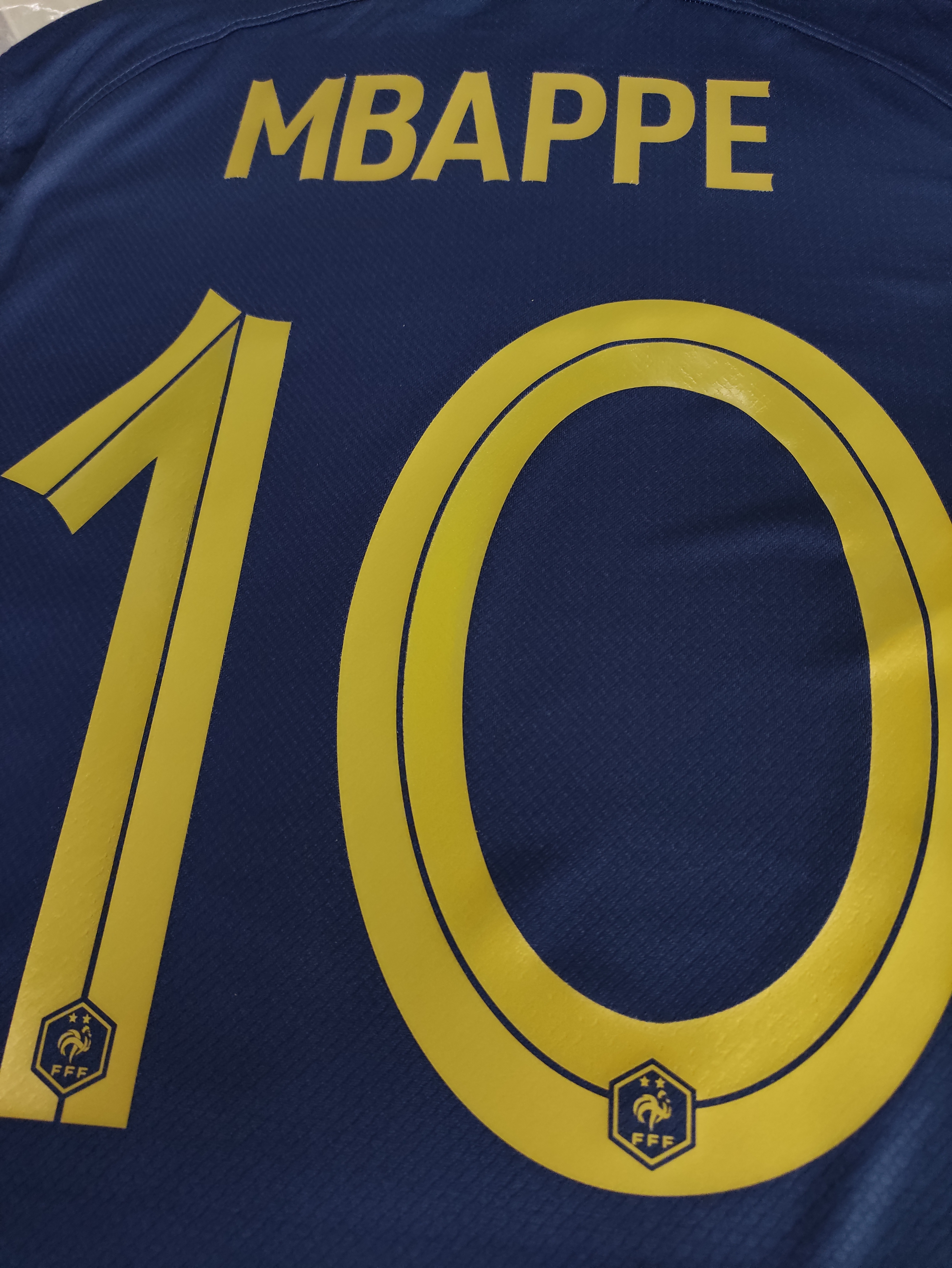 2022世界杯法國國家隊主場麥巴比童裝球衣