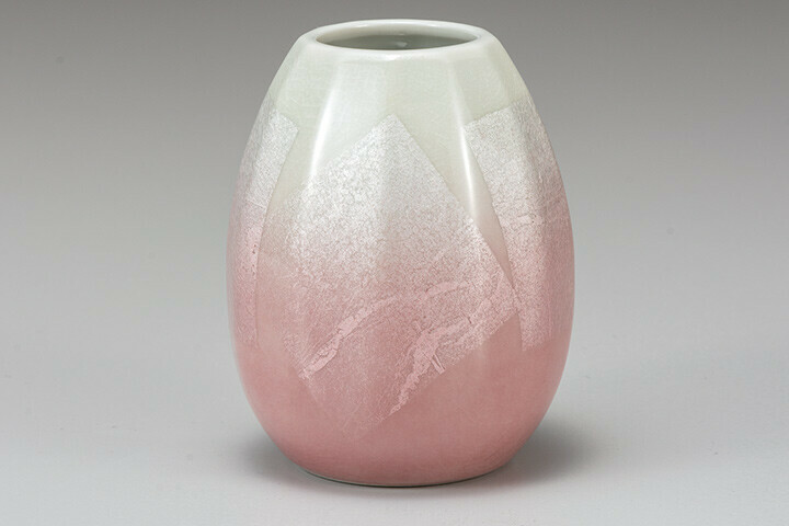「訂購」日本製九谷燒陶瓷花瓶(K7-1205)