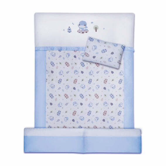 KUKU 星夢樂園8件嬰先床上用品套裝-藍色