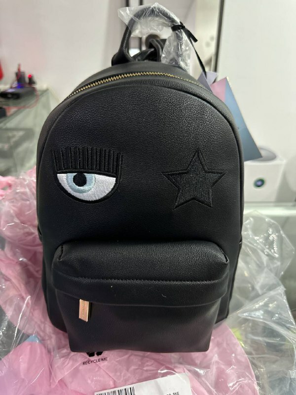 [S] CHIARA FERRAGNI 73SB4BO1ZS533899 BACKPACK EYE STAR LOGO FEMALE,BLACK, 8052672318480 (SCF112)