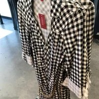 [S] GUESS LS ABELINA CHALLIS DRESS PRINT,JET BLACK MULTI, Q2BK17R04H0-JET BLACK MULTI [FINAL SALE] (SGU216)