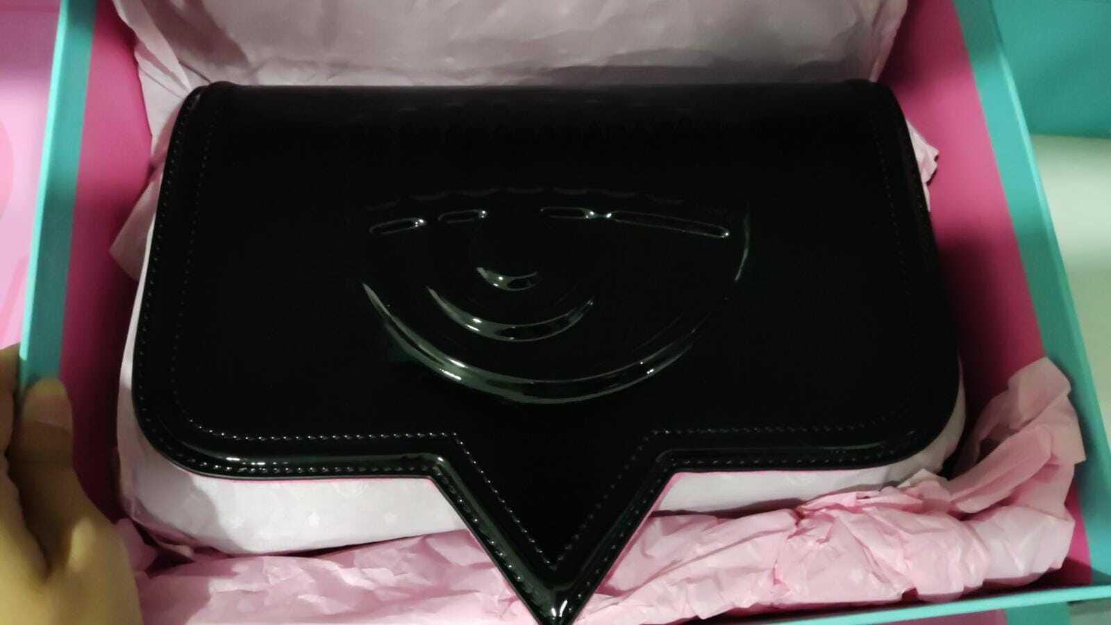 [S] CHIARA FERRAGNI ZS519899 EYELIKE BAGS SMOOTH CALF PU,BLACK, 8052672296986 (SCF128)