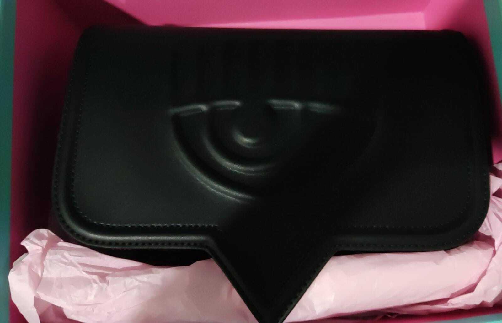 [S] CHIARA FERRAGNI ZS517899 EYELIKE BAGS SMOOTH CALF PU,BLACK, 8052672318954 (SCF131)