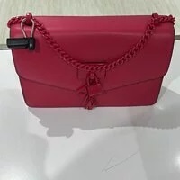 [S] DKNY ELISSA PEBBLED LEATHER SHOULDER BAG,PINK, 755406399080 (SD281)