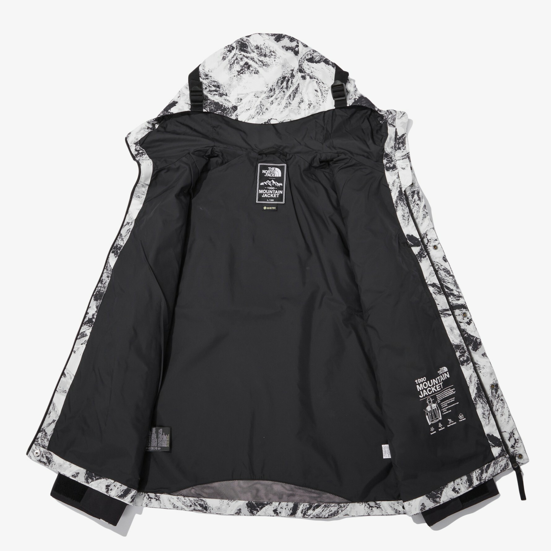 KR The North Face Novelty Eco GTX Mountain Jacket Natur