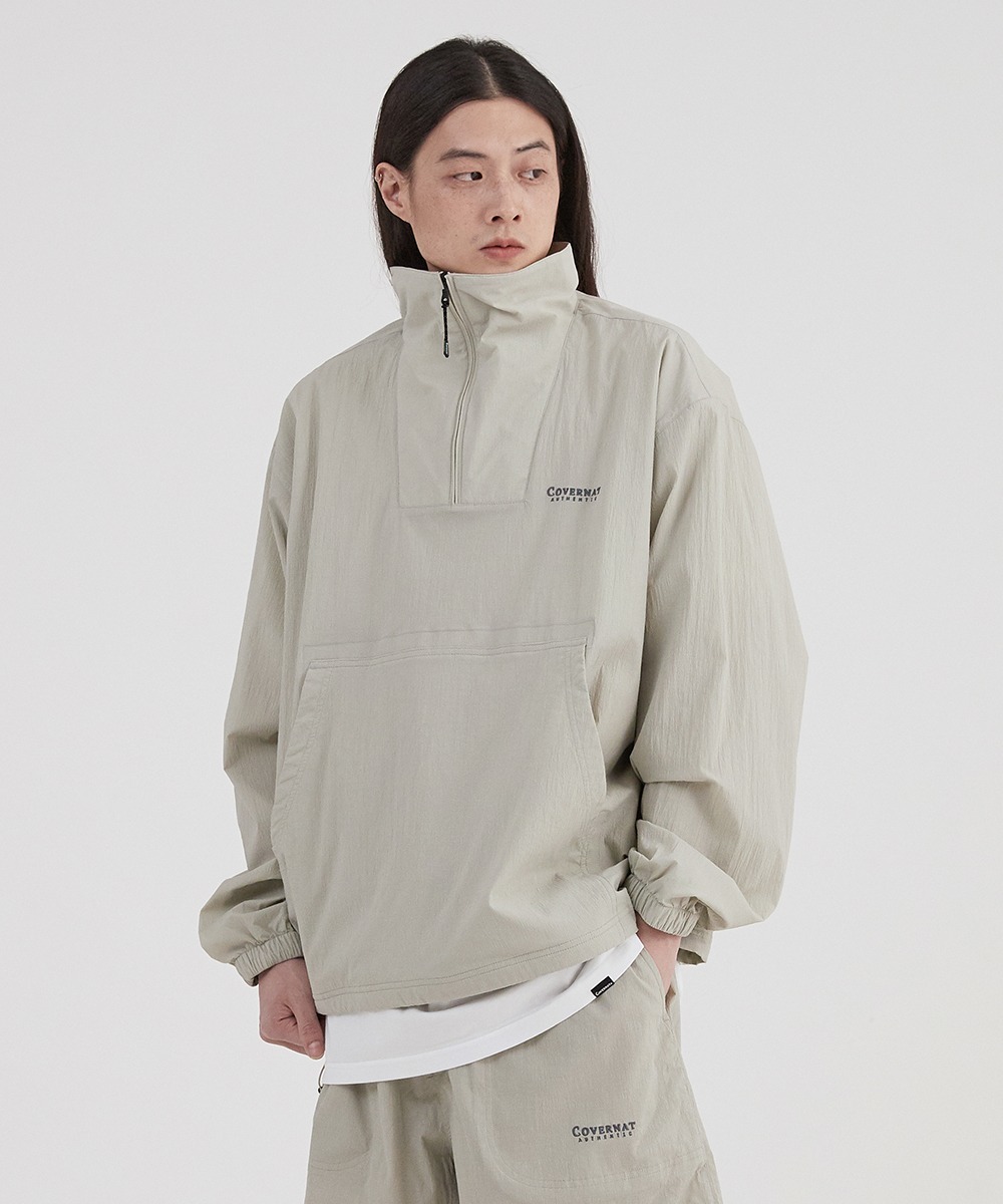 COVERNAT 舒適彈力夾克 外套 淺灰色
