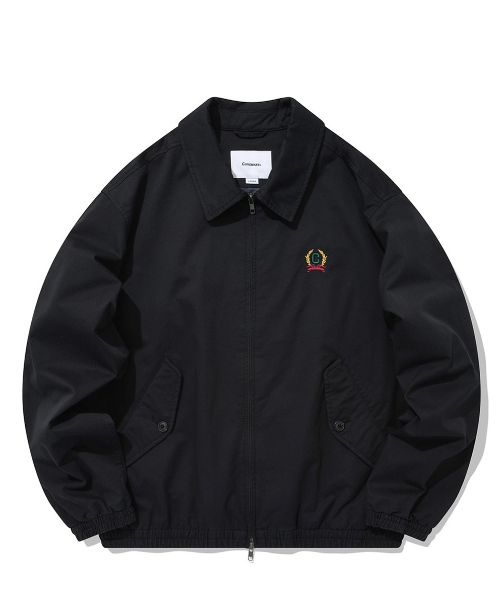 COVERNAT 水洗棉質外套 夾克 黑色