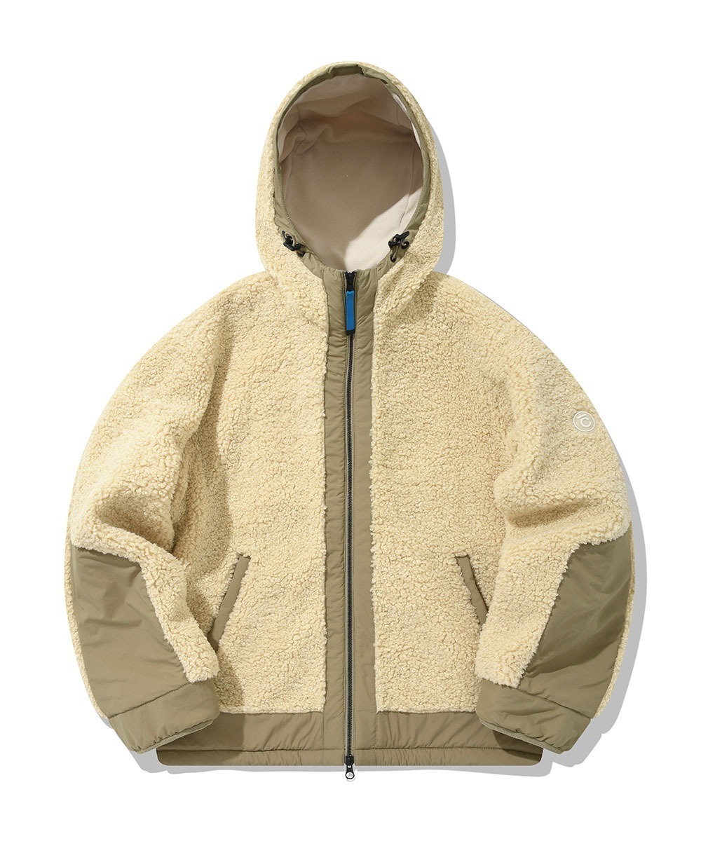 COVERNAT Yeti 抓絨保暖夾克 象牙色