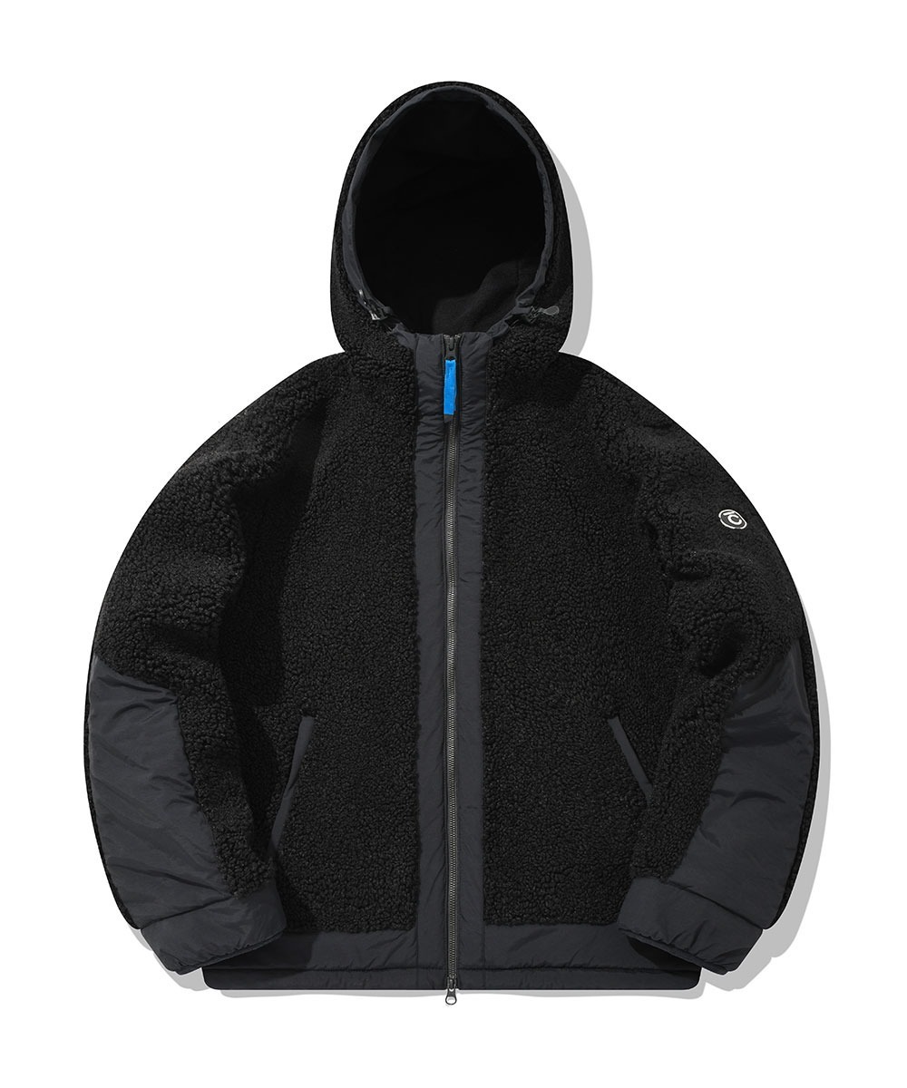 COVERNAT Yeti 抓絨保暖夾克 黑色