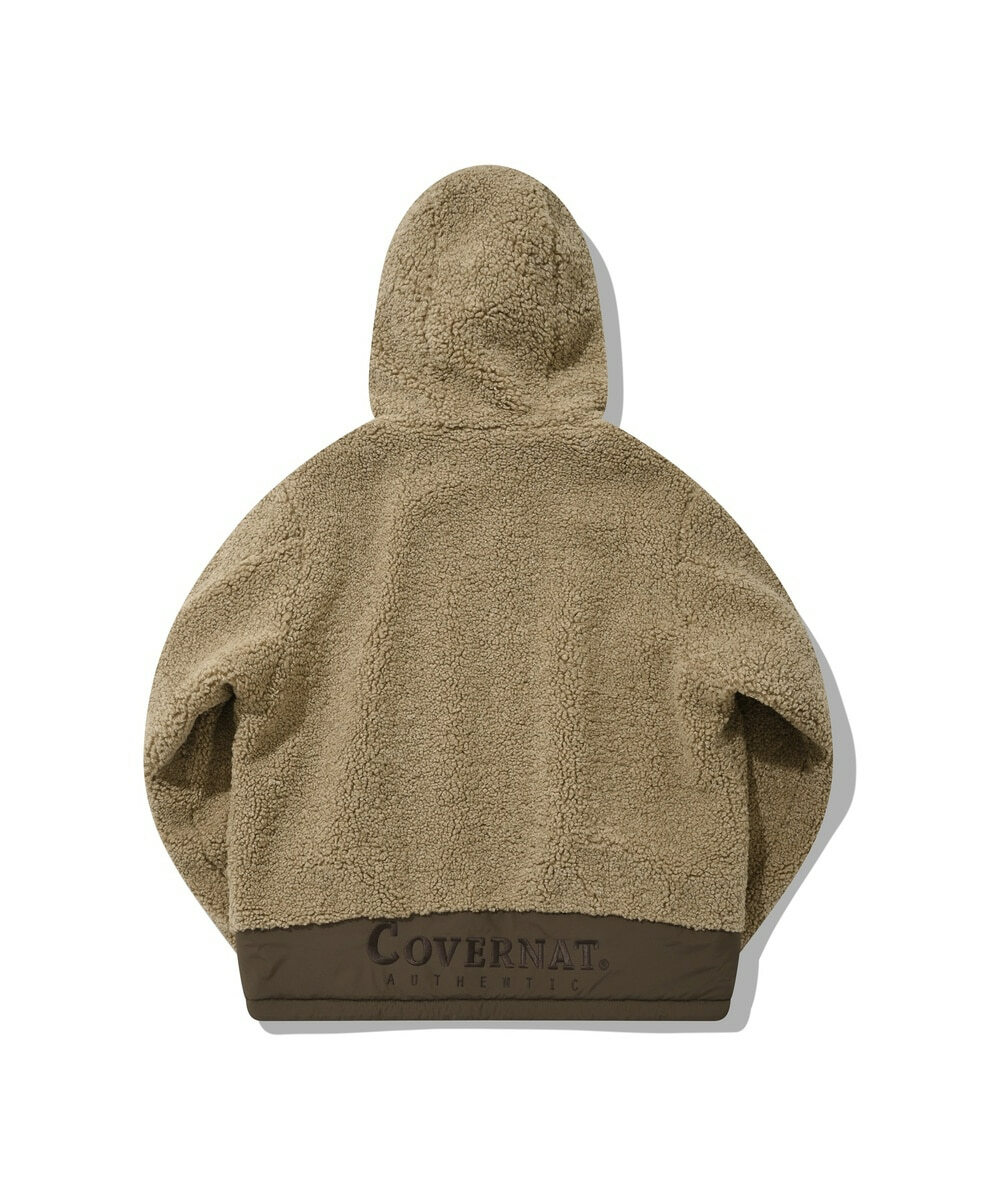 COVERNAT Yeti 抓絨保暖夾克 米色